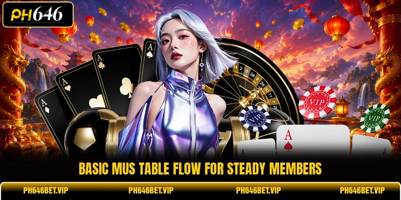 Basic Mus table flow for steady members