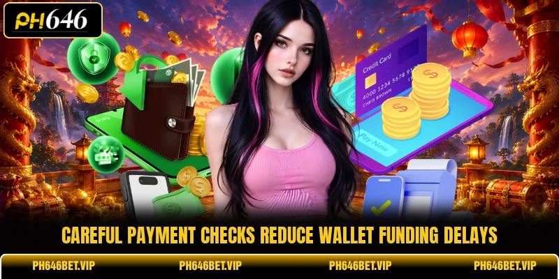 Careful payment checks reduce wallet funding delays