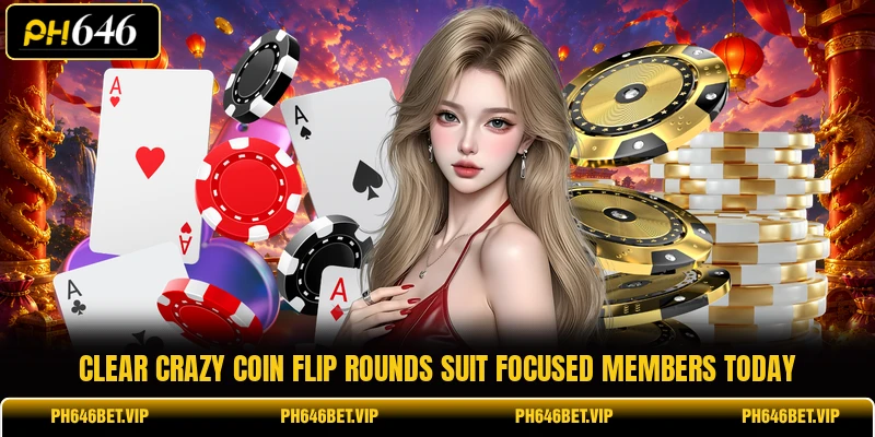 Clear Crazy Coin Flip rounds suit focused members today