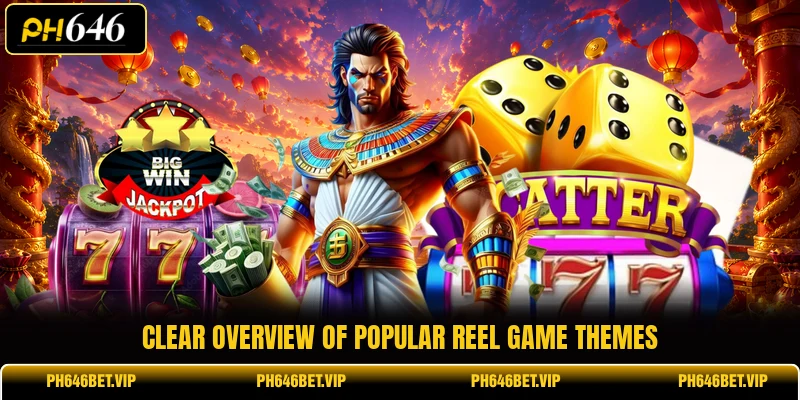 Clear overview of popular reel game themes
