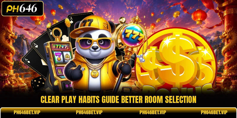 Clear play habits guide better room selection