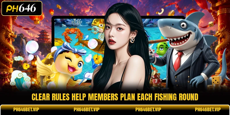 Clear rules help members plan each fishing round