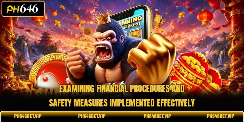 Examining financial procedures and safety measures implemented effectively