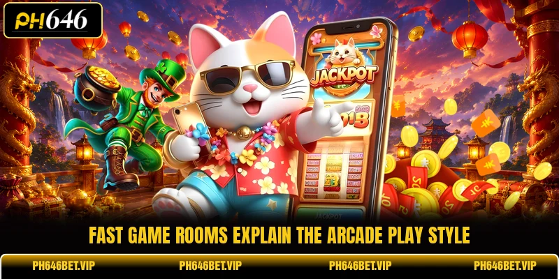 Fast game rooms explain the Arcade play style