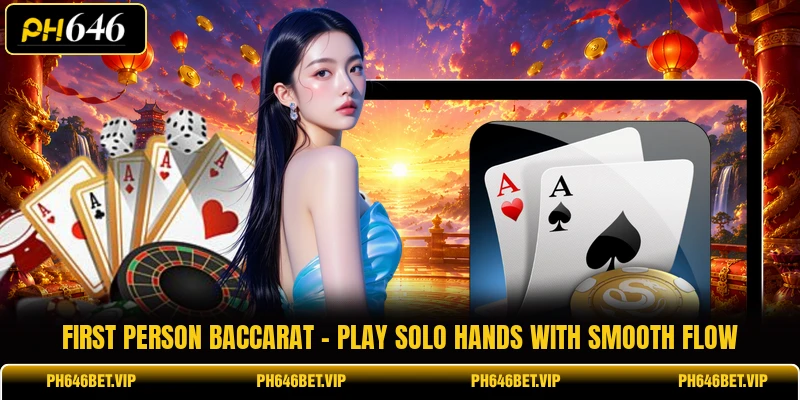 First Person Baccarat - Play Solo Hands With Smooth Flow