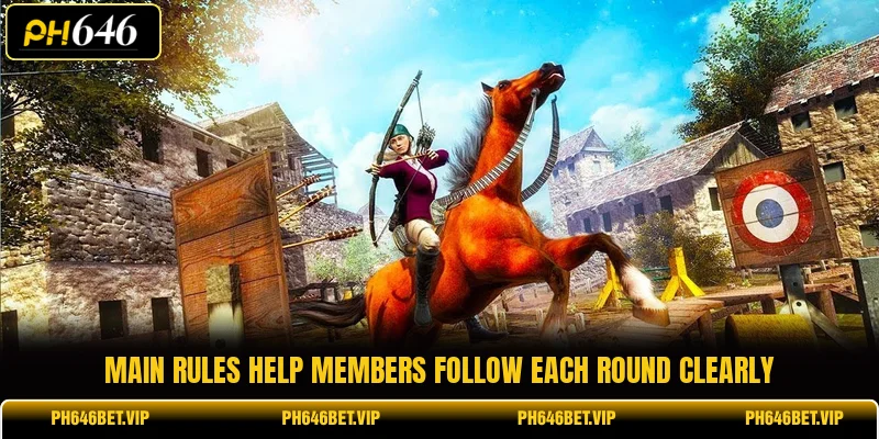 Main rules help members follow each round clearly