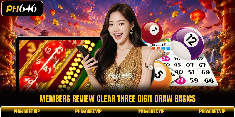 Members review clear Three Digit Draw basics