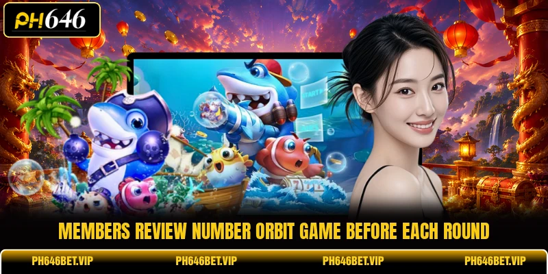 Members review Number Orbit Game before each round