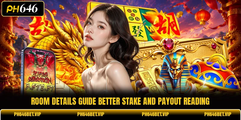 Room details guide better stake and payout reading