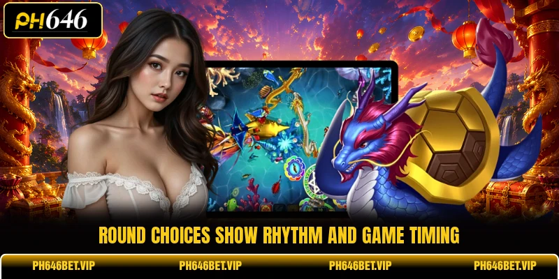 Round choices show rhythm and game timing