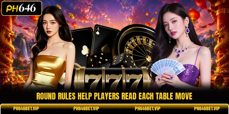 Round rules help players read each table move