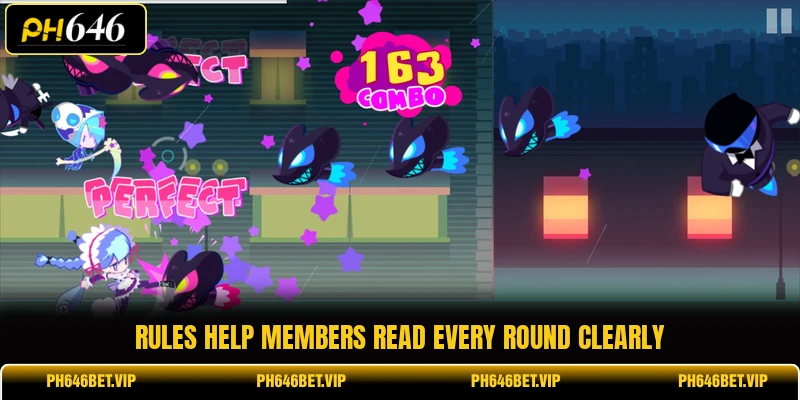 Rules help members read every round clearly