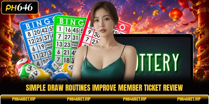 Simple draw routines improve member ticket review