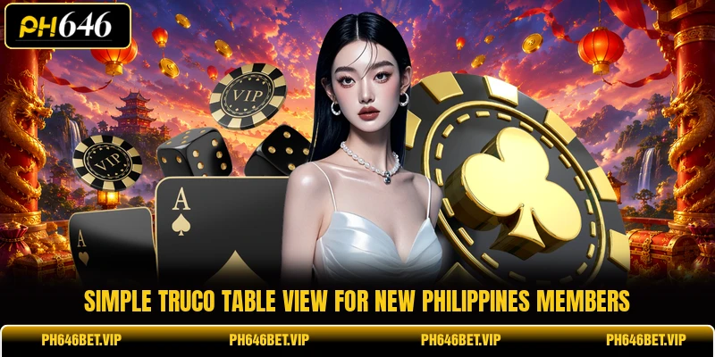 Simple Truco table view for new Philippines members