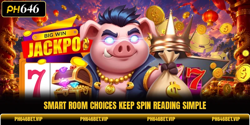Smart room choices keep spin reading simple