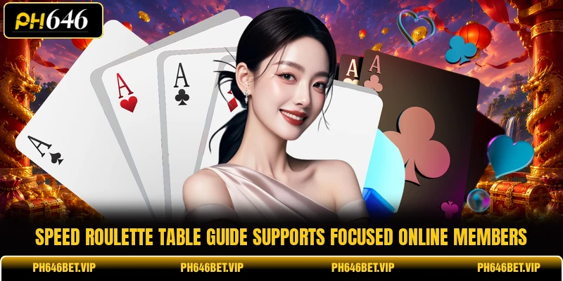 Speed Roulette table guide supports focused online members